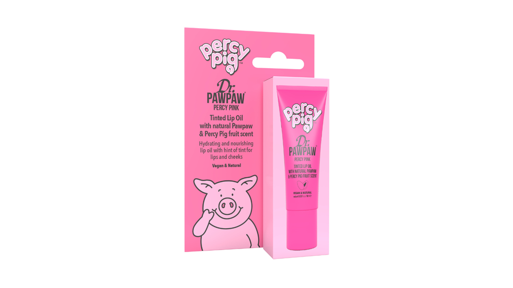 Percy Pig x Dr. PAWPAW Tinted Lip Oil